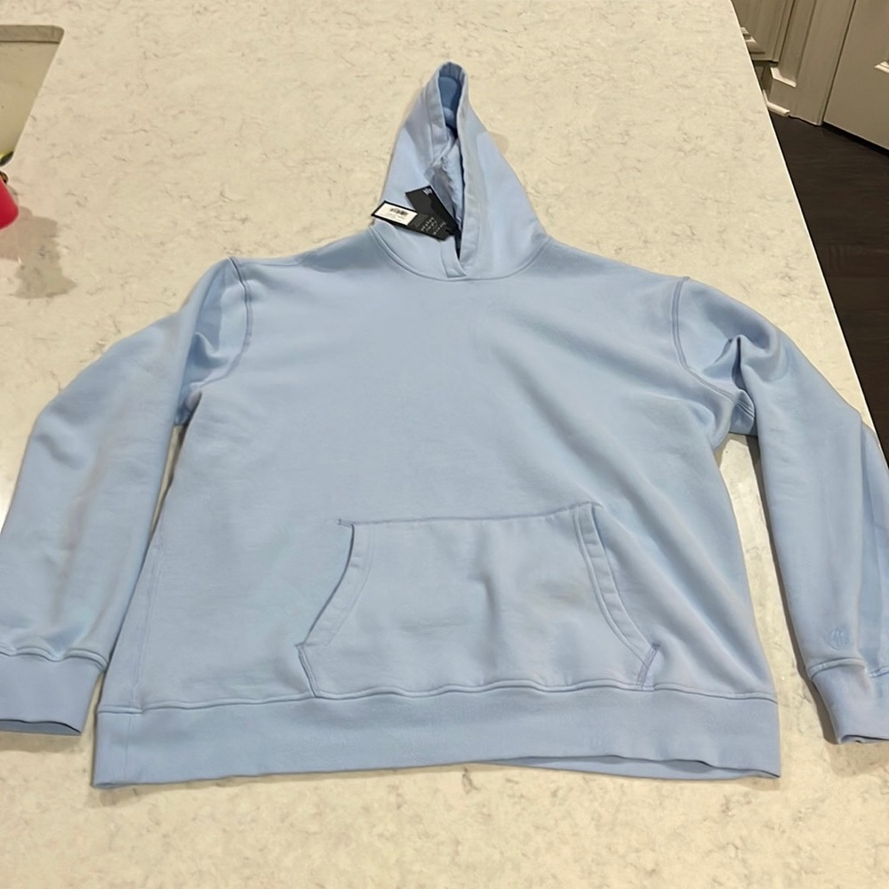 Bnwt Greyson lake fleece hoodie XXL light blue